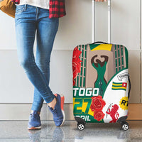 Togo Independence Day Luggage Cover Happy April 27th Coat Of Arms