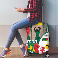 Togo Independence Day Luggage Cover Happy April 27th Coat Of Arms