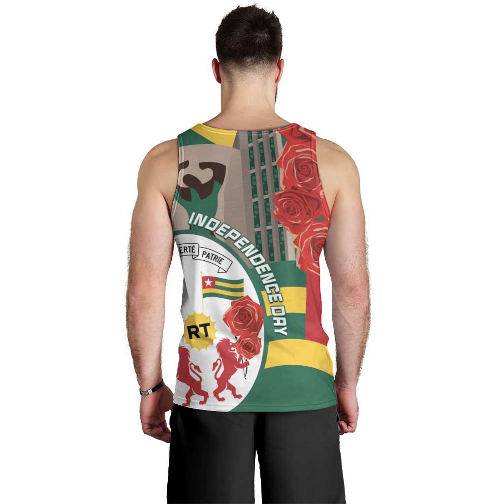 Togo Independence Day Men Tank Top Happy April 27th Coat Of Arms