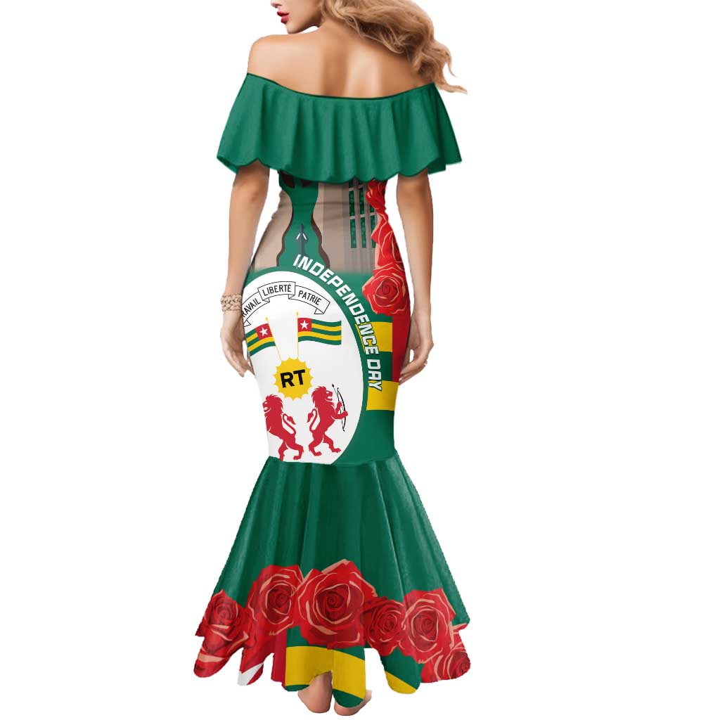 Togo Independence Day Mermaid Dress Happy April 27th Coat Of Arms