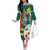 Togo Independence Day Off The Shoulder Long Sleeve Dress Happy April 27th Coat Of Arms