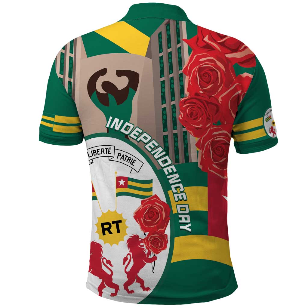 Togo Independence Day Polo Shirt Happy April 27th Coat Of Arms