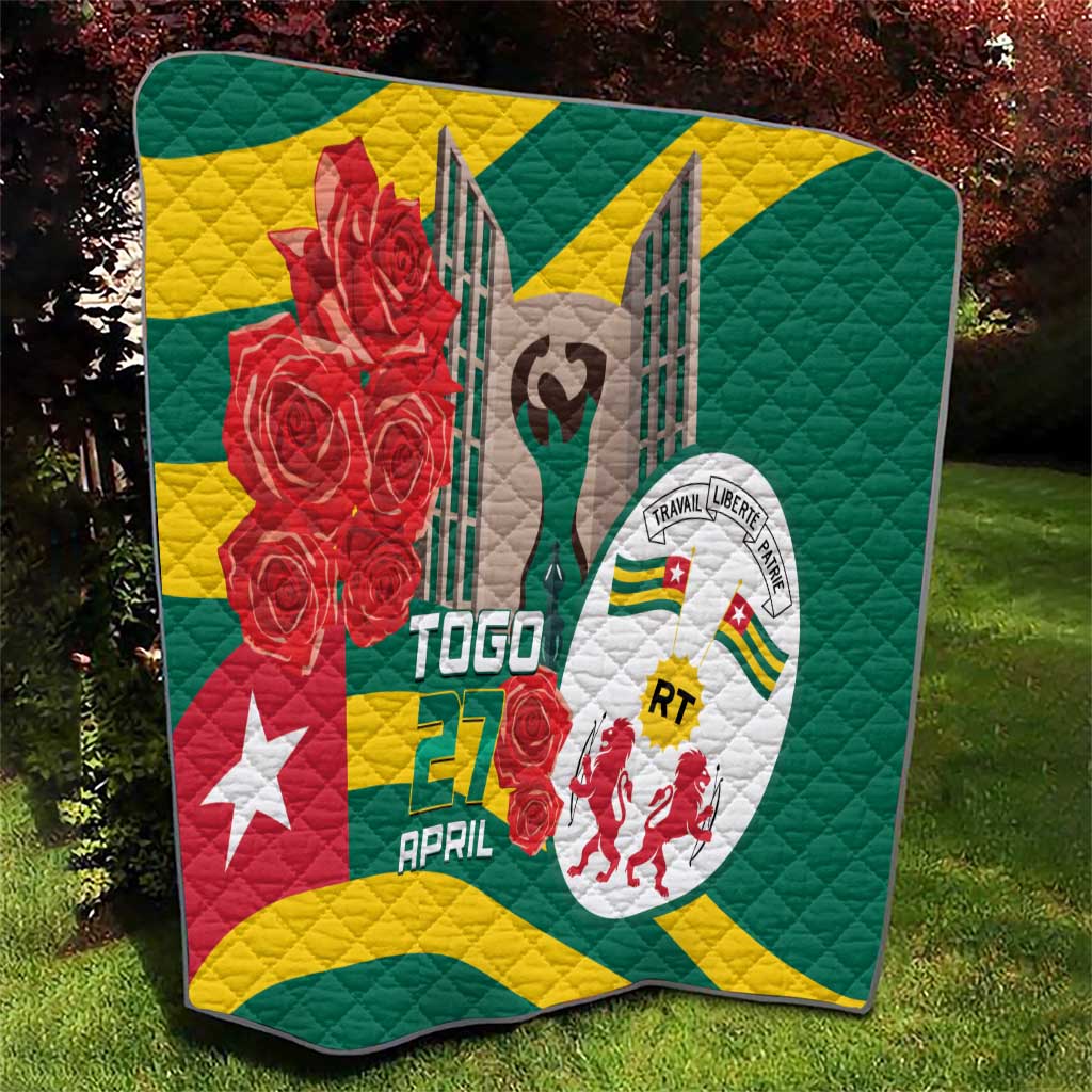 Togo Independence Day Quilt Happy April 27th Coat Of Arms