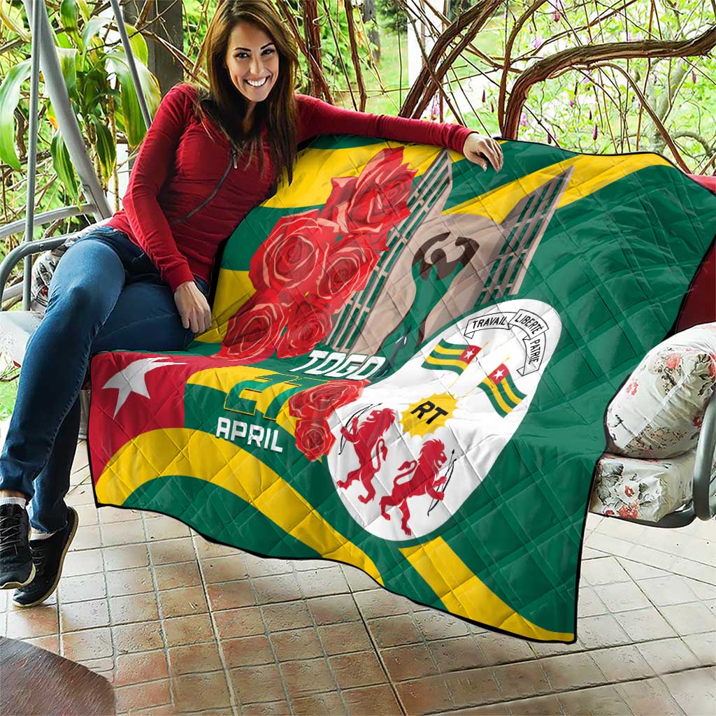Togo Independence Day Quilt Happy April 27th Coat Of Arms
