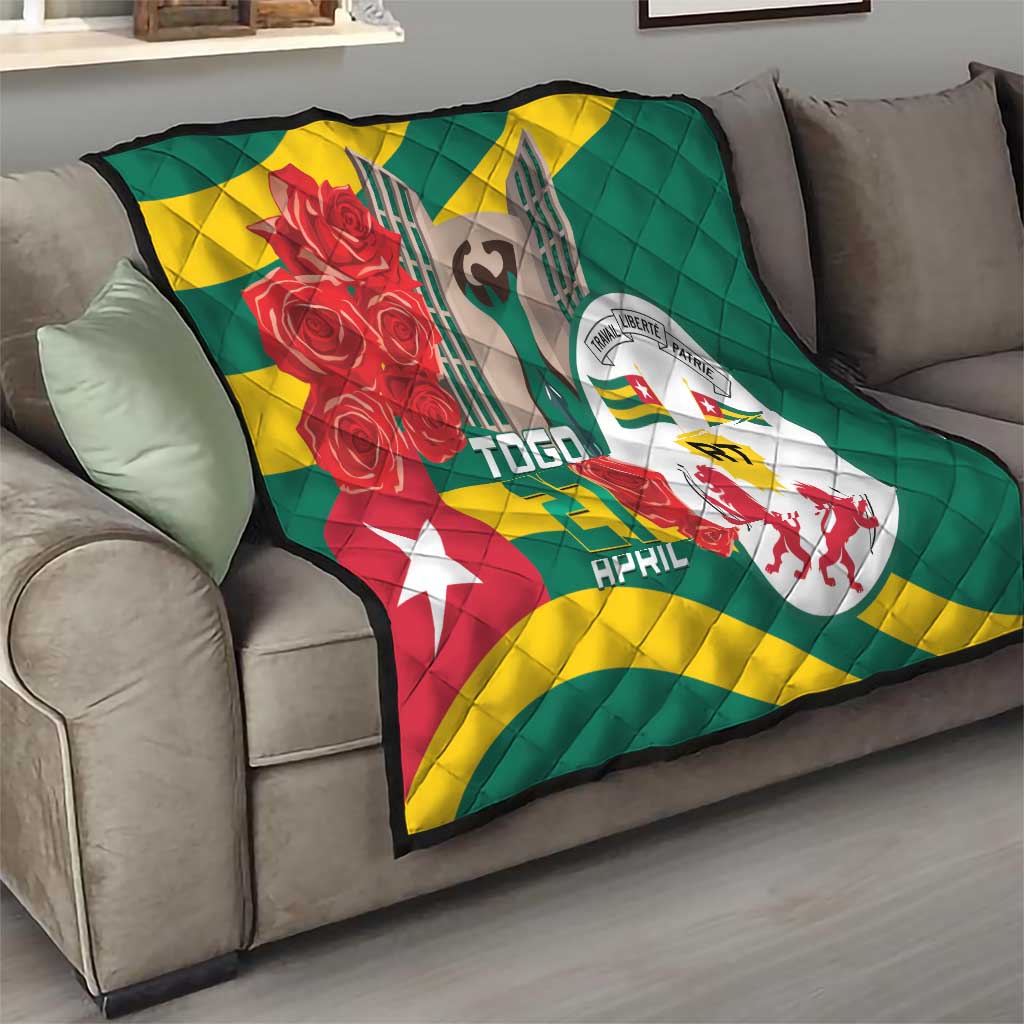 Togo Independence Day Quilt Happy April 27th Coat Of Arms