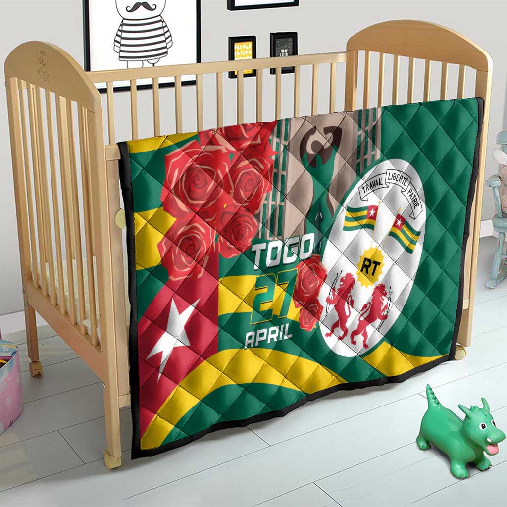 Togo Independence Day Quilt Happy April 27th Coat Of Arms