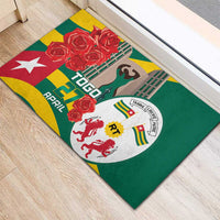 Togo Independence Day Rubber Doormat Happy April 27th Coat Of Arms