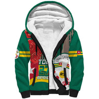 Togo Independence Day Sherpa Hoodie Happy April 27th Coat Of Arms