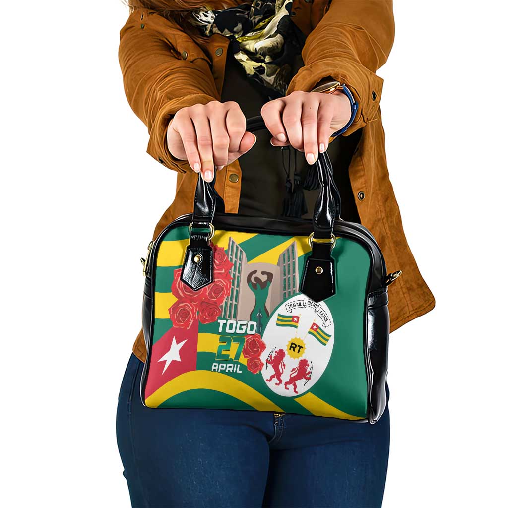 Togo Independence Day Shoulder Handbag Happy April 27th Coat Of Arms