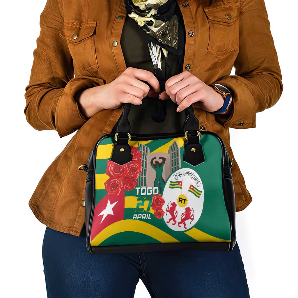 Togo Independence Day Shoulder Handbag Happy April 27th Coat Of Arms
