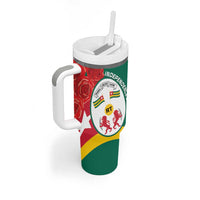 Togo Independence Day Tumbler With Handle Happy April 27th Coat Of Arms
