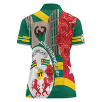 Togo Independence Day Women Polo Shirt Happy April 27th Coat Of Arms