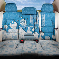 Israel Independence Day Back Car Seat Cover Yom Ha'atzmaut Star Of David Jewish Pattern