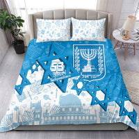 Israel Independence Day Bedding Set Yom Ha'atzmaut Star Of David Jewish Pattern