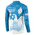 Israel Independence Day Button Sweatshirt Yom Ha'atzmaut Star Of David Jewish Pattern