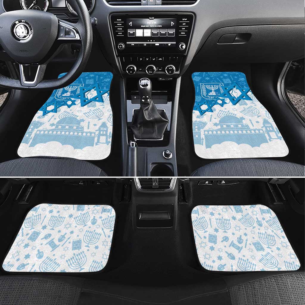Israel Independence Day Car Mats Yom Ha'atzmaut Star Of David Jewish Pattern