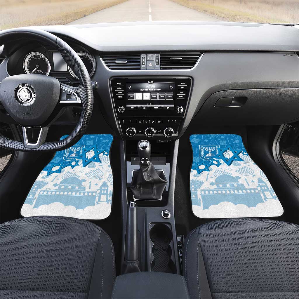 Israel Independence Day Car Mats Yom Ha'atzmaut Star Of David Jewish Pattern