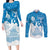 Israel Independence Day Couples Matching Long Sleeve Bodycon Dress and Long Sleeve Button Shirt Yom Ha'atzmaut Star Of David Jewish Pattern