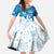 Israel Independence Day Family Matching Off The Shoulder Long Sleeve Dress and Hawaiian Shirt Yom Ha'atzmaut Star Of David Jewish Pattern