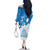 Israel Independence Day Family Matching Off The Shoulder Long Sleeve Dress and Hawaiian Shirt Yom Ha'atzmaut Star Of David Jewish Pattern
