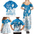 Israel Independence Day Family Matching Summer Maxi Dress and Hawaiian Shirt Yom Ha'atzmaut Star Of David Jewish Pattern