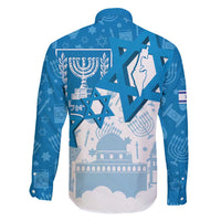 Israel Independence Day Family Matching Tank Maxi Dress and Hawaiian Shirt Yom Ha'atzmaut Star Of David Jewish Pattern