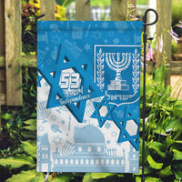 Israel Independence Day Garden Flag Yom Ha'atzmaut Star Of David Jewish Pattern