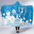 Israel Independence Day Hooded Blanket Yom Ha'atzmaut Star Of David Jewish Pattern