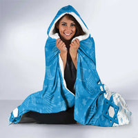Israel Independence Day Hooded Blanket Yom Ha'atzmaut Star Of David Jewish Pattern