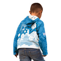 Israel Independence Day Kid Hoodie Yom Ha'atzmaut Star Of David Jewish Pattern