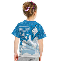 Israel Independence Day Kid T Shirt Yom Ha'atzmaut Star Of David Jewish Pattern