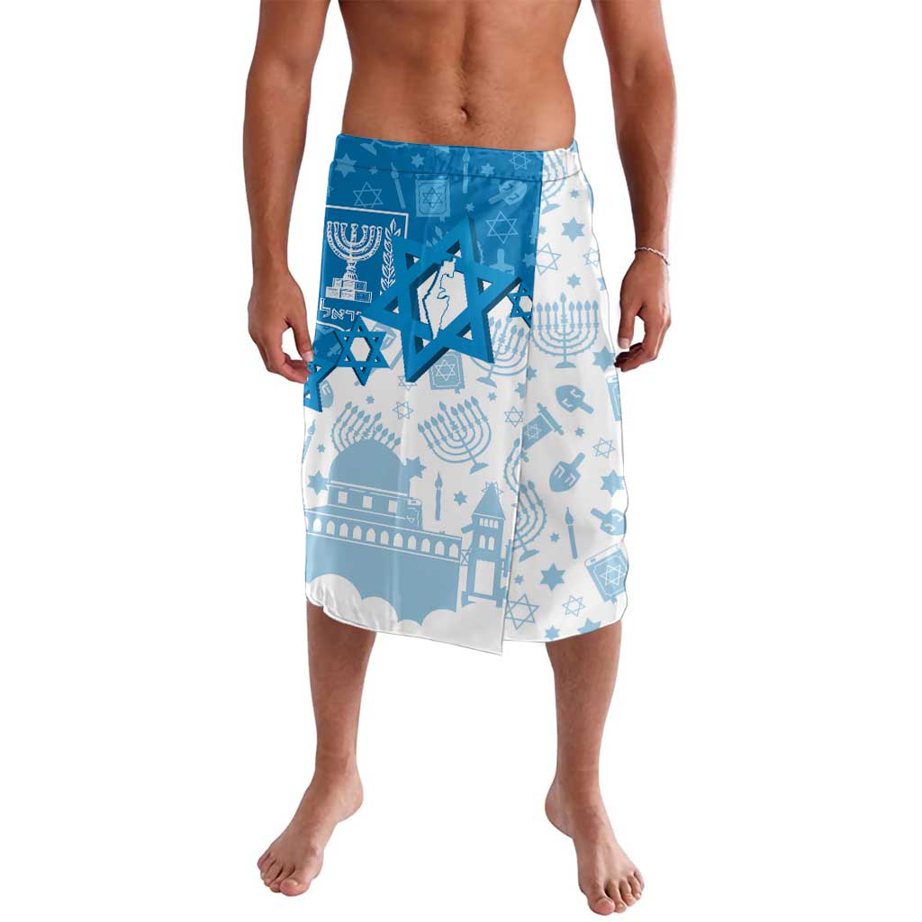Israel Independence Day Lavalava Yom Ha'atzmaut Star Of David Jewish Pattern