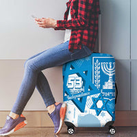 Israel Independence Day Luggage Cover Yom Ha'atzmaut Star Of David Jewish Pattern