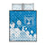 Israel Independence Day Quilt Bed Set Yom Ha'atzmaut Star Of David Jewish Pattern