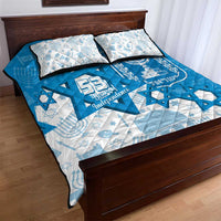 Israel Independence Day Quilt Bed Set Yom Ha'atzmaut Star Of David Jewish Pattern