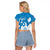 Israel Independence Day Raglan Cropped T Shirt Yom Ha'atzmaut Star Of David Jewish Pattern