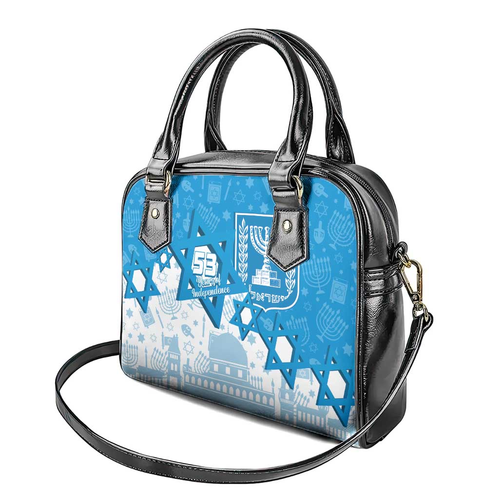 Israel Independence Day Shoulder Handbag Yom Ha'atzmaut Star Of David Jewish Pattern