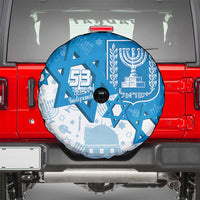 Israel Independence Day Spare Tire Cover Yom Ha'atzmaut Star Of David Jewish Pattern