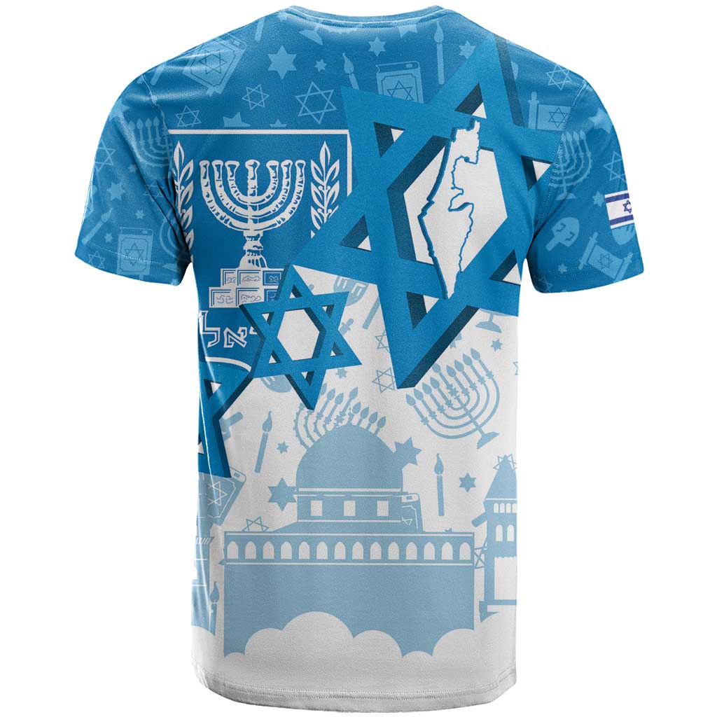 Israel Independence Day T Shirt Yom Ha'atzmaut Star Of David Jewish Pattern