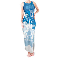 Israel Independence Day Tank Maxi Dress Yom Ha'atzmaut Star Of David Jewish Pattern