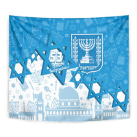 Israel Independence Day Tapestry Yom Ha'atzmaut Star Of David Jewish Pattern