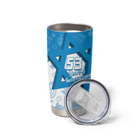 Israel Independence Day Tumbler Cup Yom Ha'atzmaut Star Of David Jewish Pattern