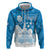 Israel Independence Day Zip Hoodie Yom Ha'atzmaut Star Of David Jewish Pattern