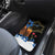 Israel Memorial Day Car Mats Red Everlasting Flower With Candle Light