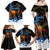 Israel Memorial Day Family Matching Off Shoulder Maxi Dress and Hawaiian Shirt Red Everlasting Flower With Candle Light