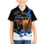 Israel Memorial Day Family Matching Off Shoulder Maxi Dress and Hawaiian Shirt Red Everlasting Flower With Candle Light