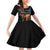 Israel Memorial Day Family Matching Off Shoulder Short Dress and Hawaiian Shirt Red Everlasting Flower With Candle Light