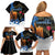 Israel Memorial Day Family Matching Off Shoulder Short Dress and Hawaiian Shirt Red Everlasting Flower With Candle Light