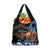 Israel Memorial Day Grocery Bag Red Everlasting Flower With Candle Light