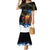 Israel Memorial Day Mermaid Dress Red Everlasting Flower With Candle Light